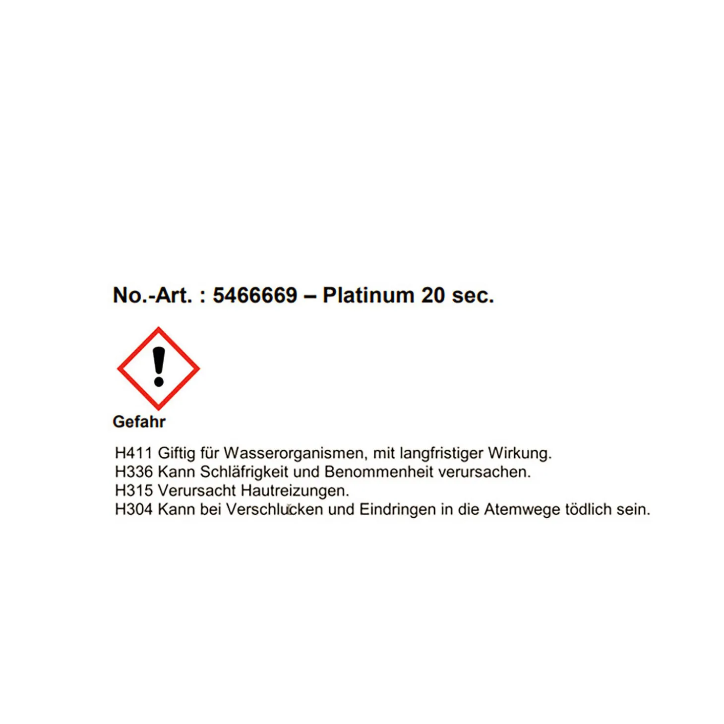 Platinum 20 Sec. Autokratzer-Entferner