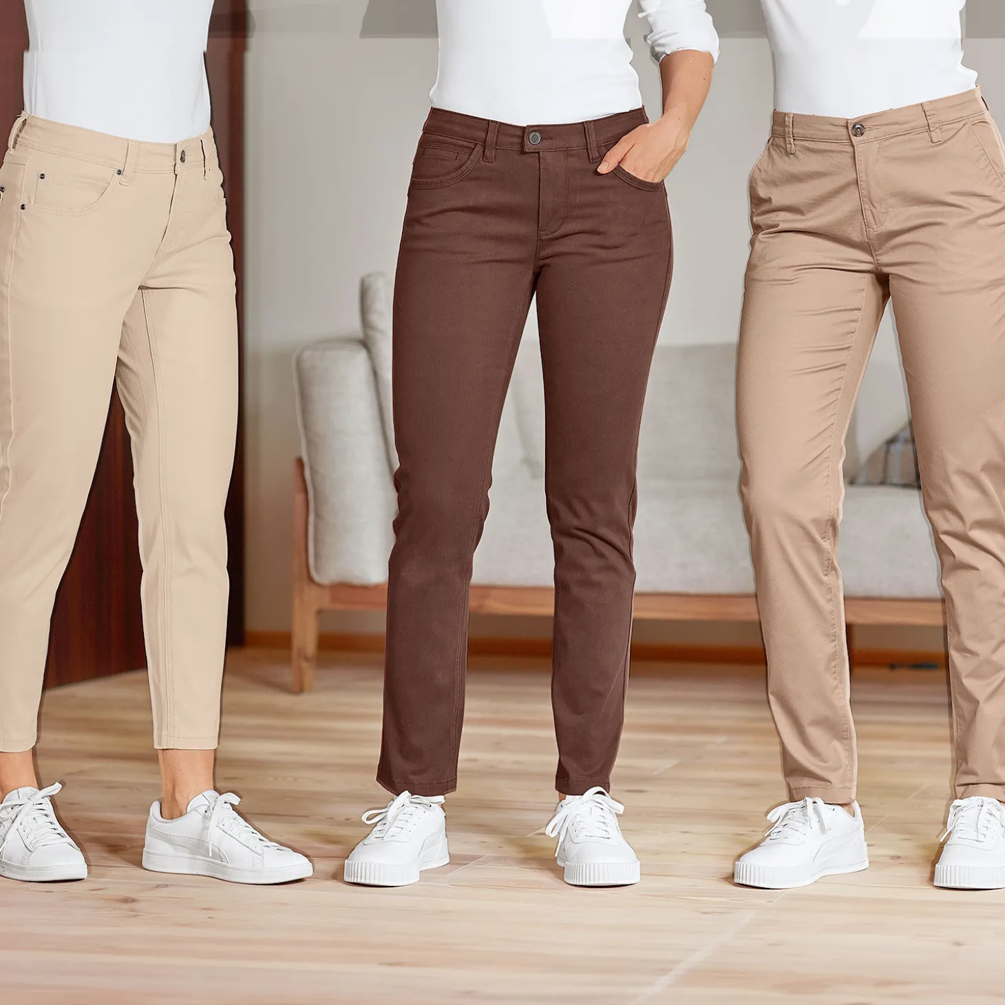 5-Pocket Hose Damen Stretch-Qualität