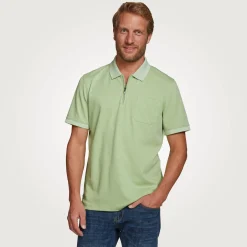 Poloshirt Herren mit Reissverschluss