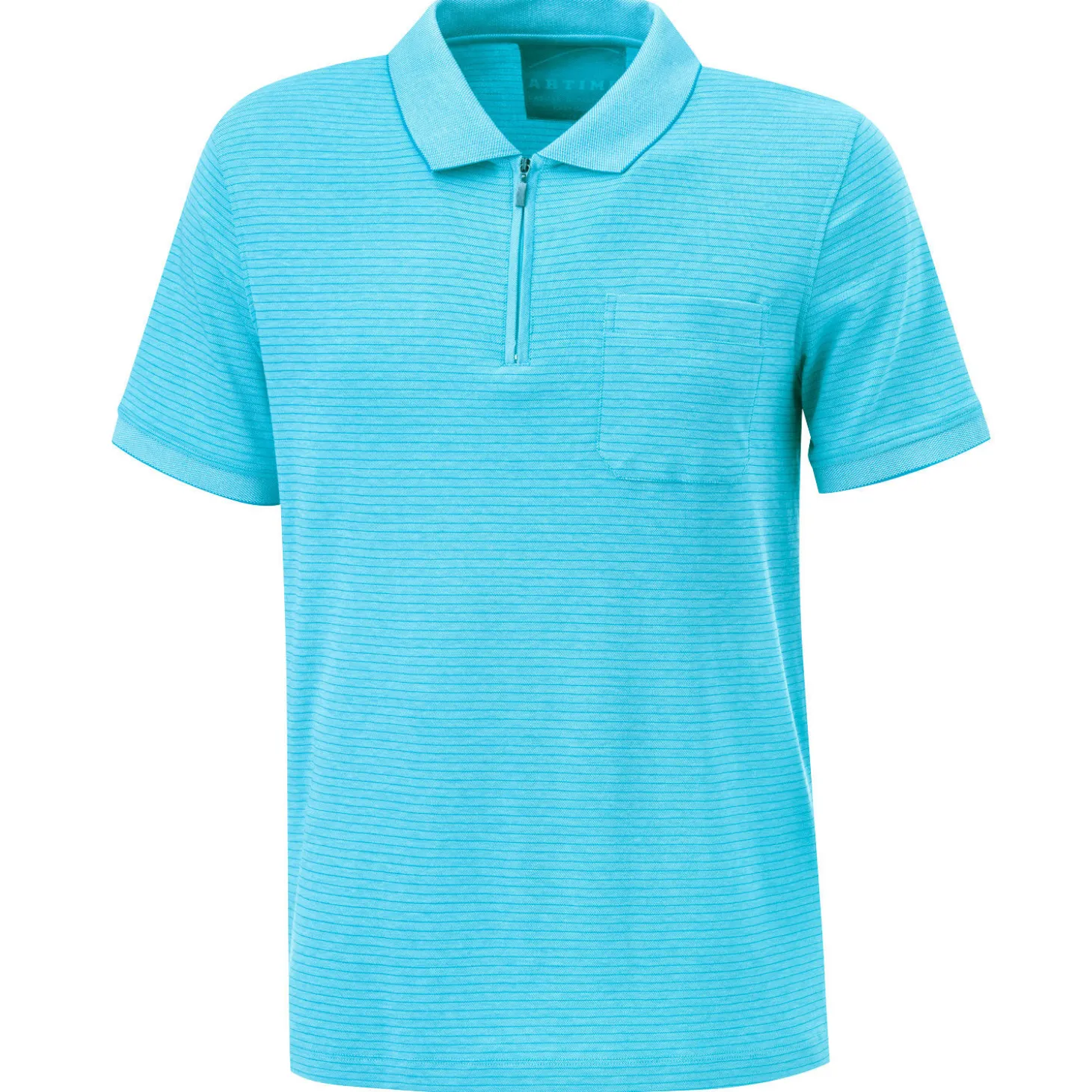 Poloshirt Herren mit Reissverschluss