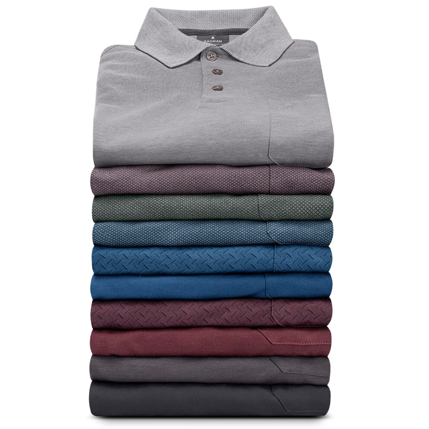 RAGMAN langarm Polohemd