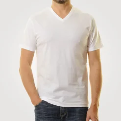 Ragman T-Shirt im DUO-Pack mit V-Ausschnitt