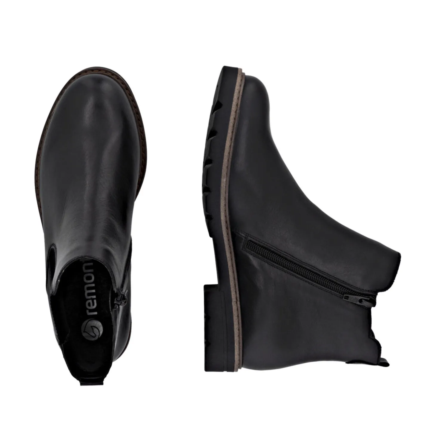 REMONTE Kurzstiefel aus Glattleder