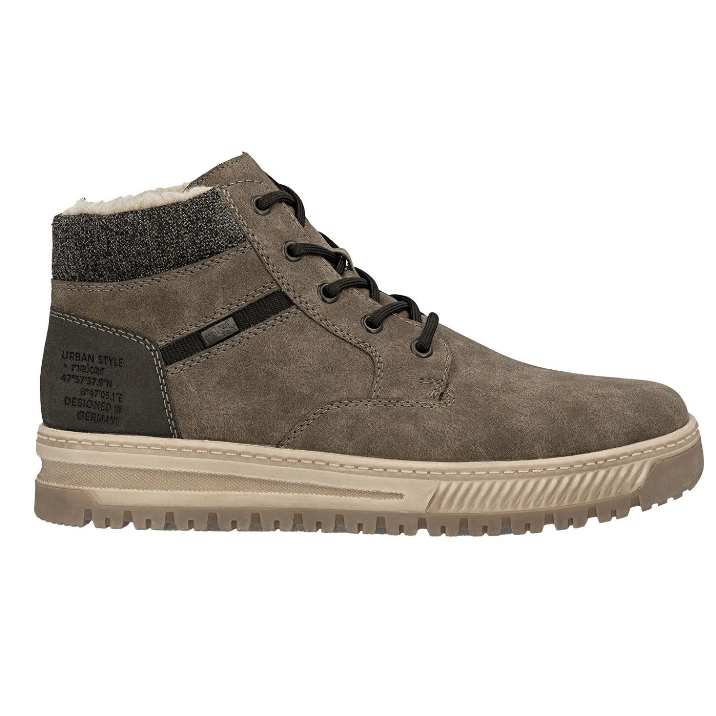 RIEKER Kurzstiefel für Herren aus pflegeleichtem Softmaterial