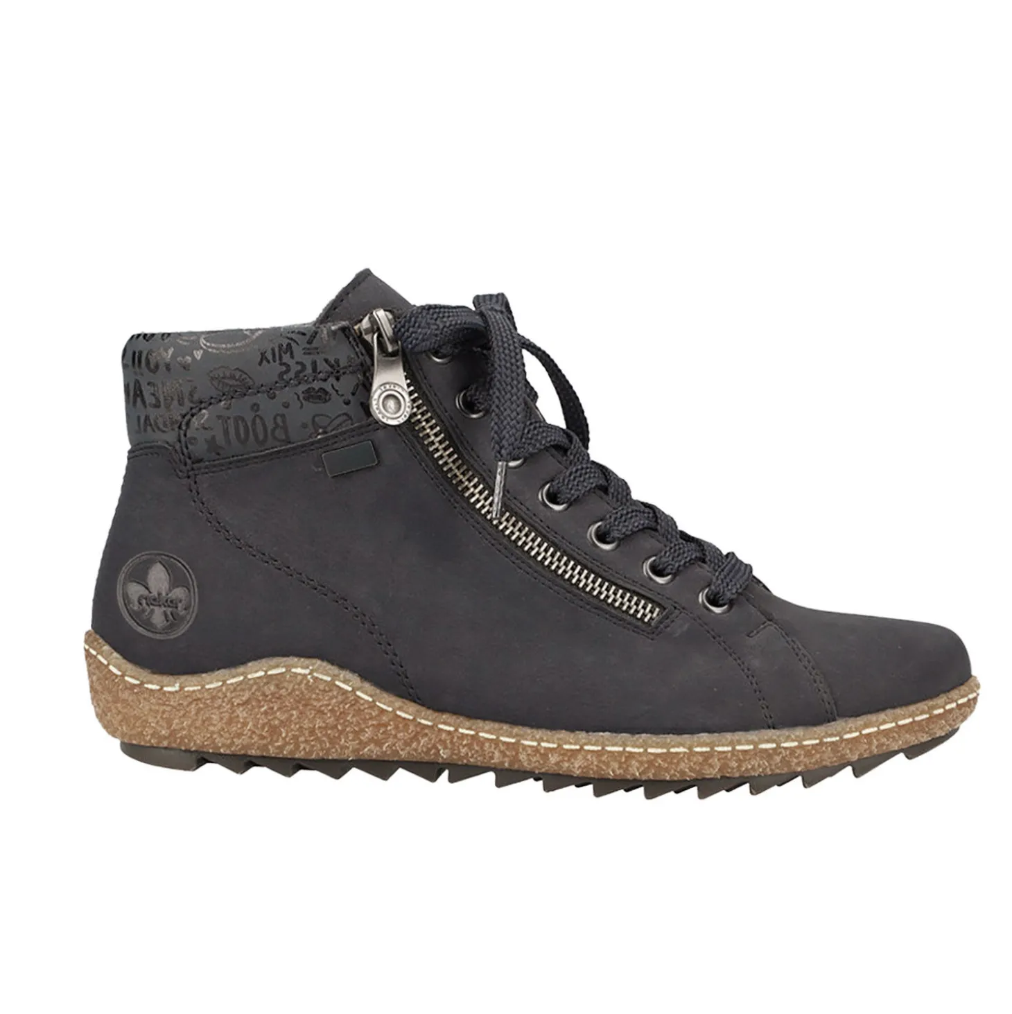 Rieker Kurzstiefelette für Damen aus pflegeleichtem Softmaterial