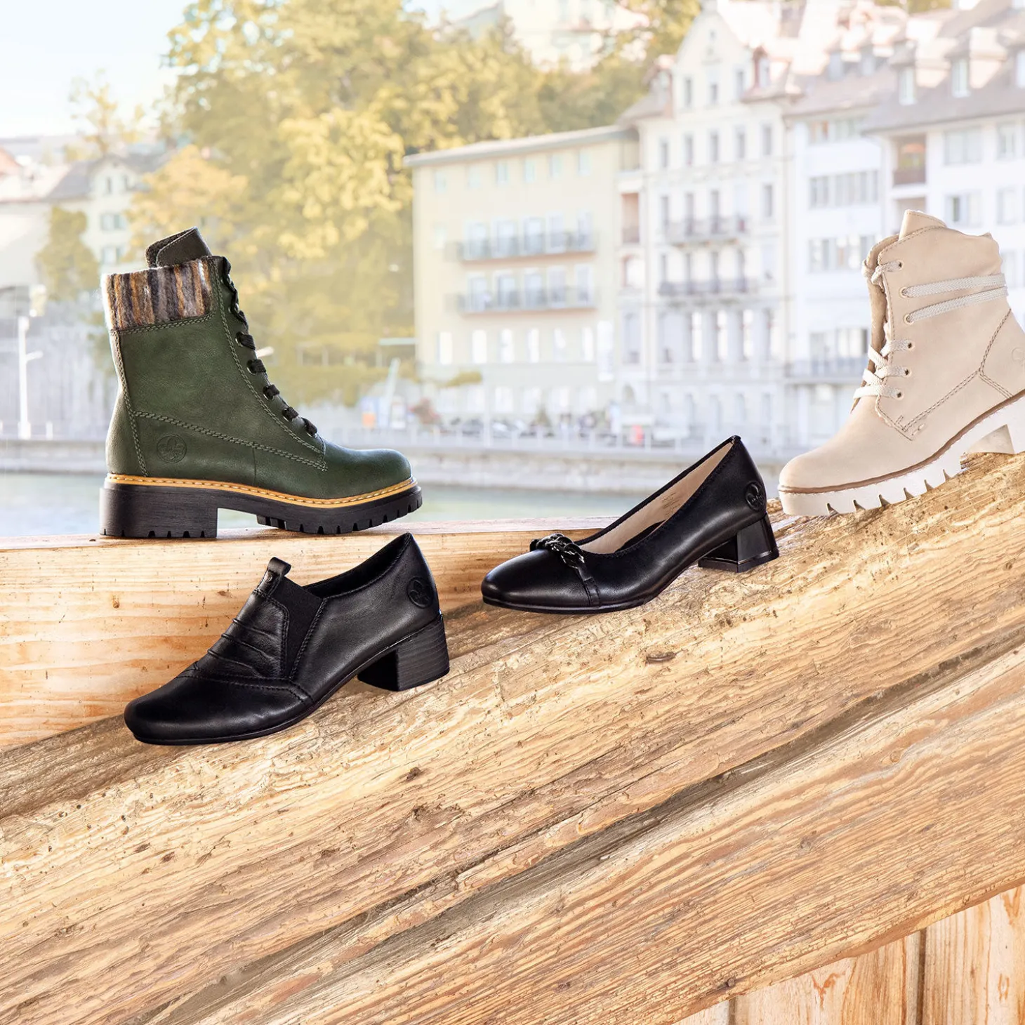 Rieker Pumps für Damen aus weichem Glattleder