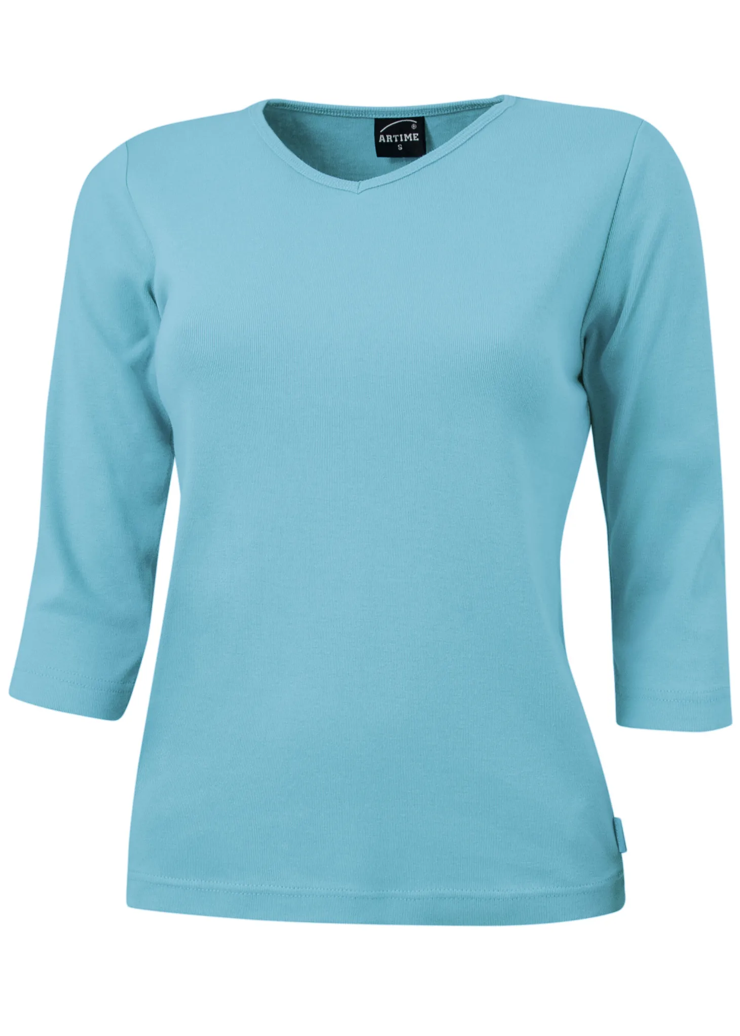 Ripp V-Neck 3/4 Arm Shirt