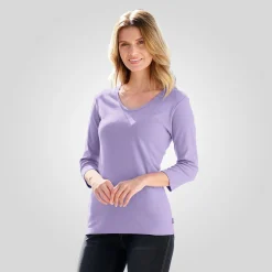 Ripp V-Neck 3/4 Arm Shirt
