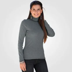 Rollkragen-Shirt