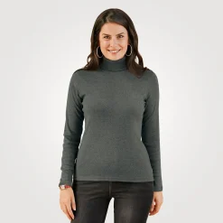 Rollkragen-Shirt