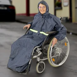 Rollstuhl-Regencape mit Ärmel