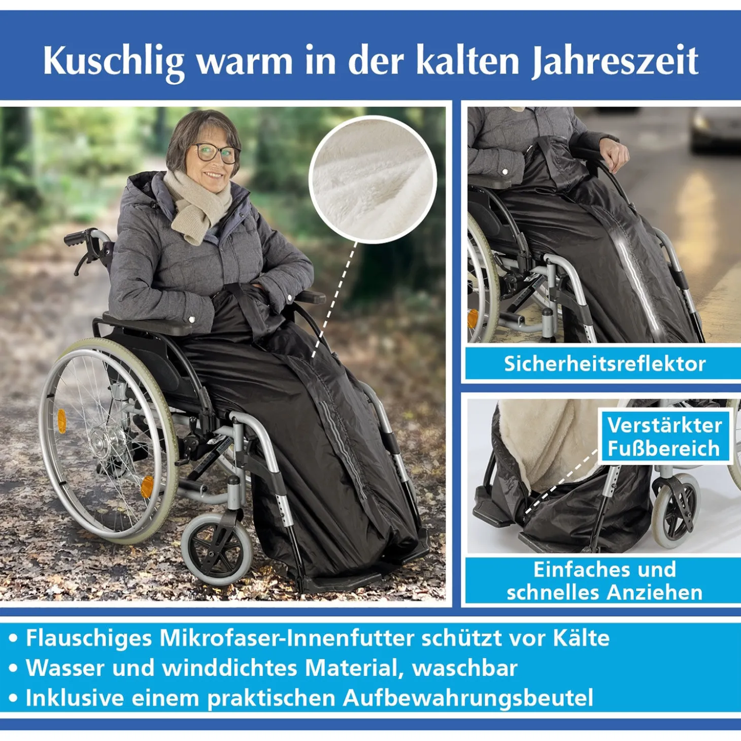 Rollstuhl-Wärmesack