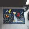 Rosina Wachtmeister Fussmatte Katze & Schmetterlinge
