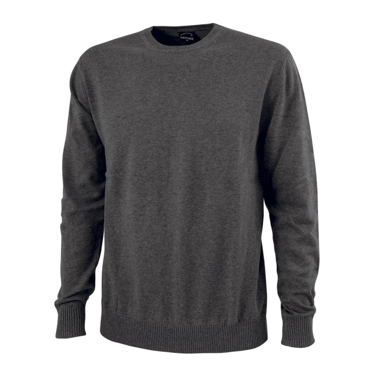 Rundhals-Pullover Baumwolle