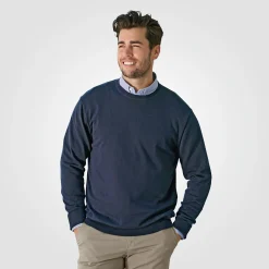 Rundhals-Pullover Baumwolle
