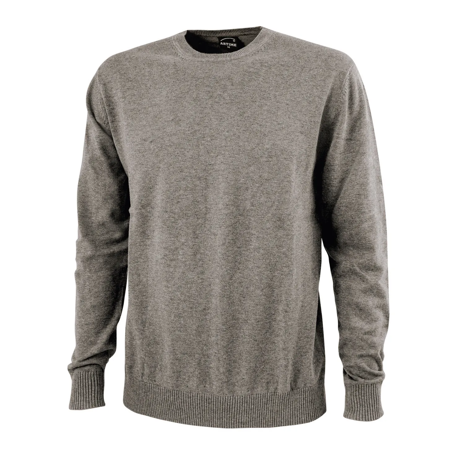 Rundhals-Pullover Baumwolle
