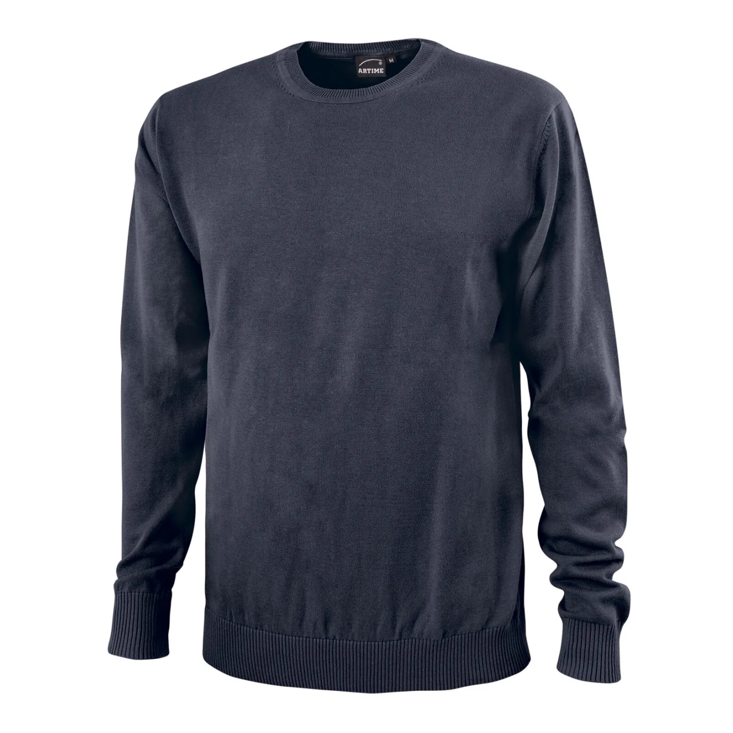 Rundhals-Pullover Baumwolle