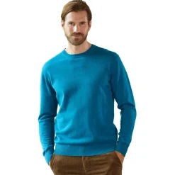Rundhals-Pullover Baumwolle