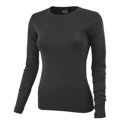 Rundhals-Shirt langarm