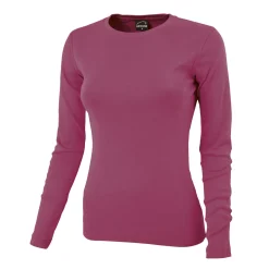 Rundhals-Shirt langarm