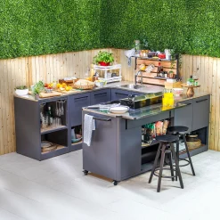 Sahara Outdoorküche Modul Rückwand
