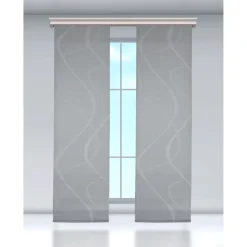 Schiebevorhang aus transparentem Voile
