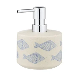 Seifenspender Aquamarin aus Keramik