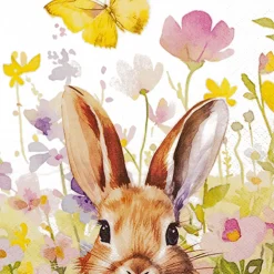 Servietten Bunny in Meadow