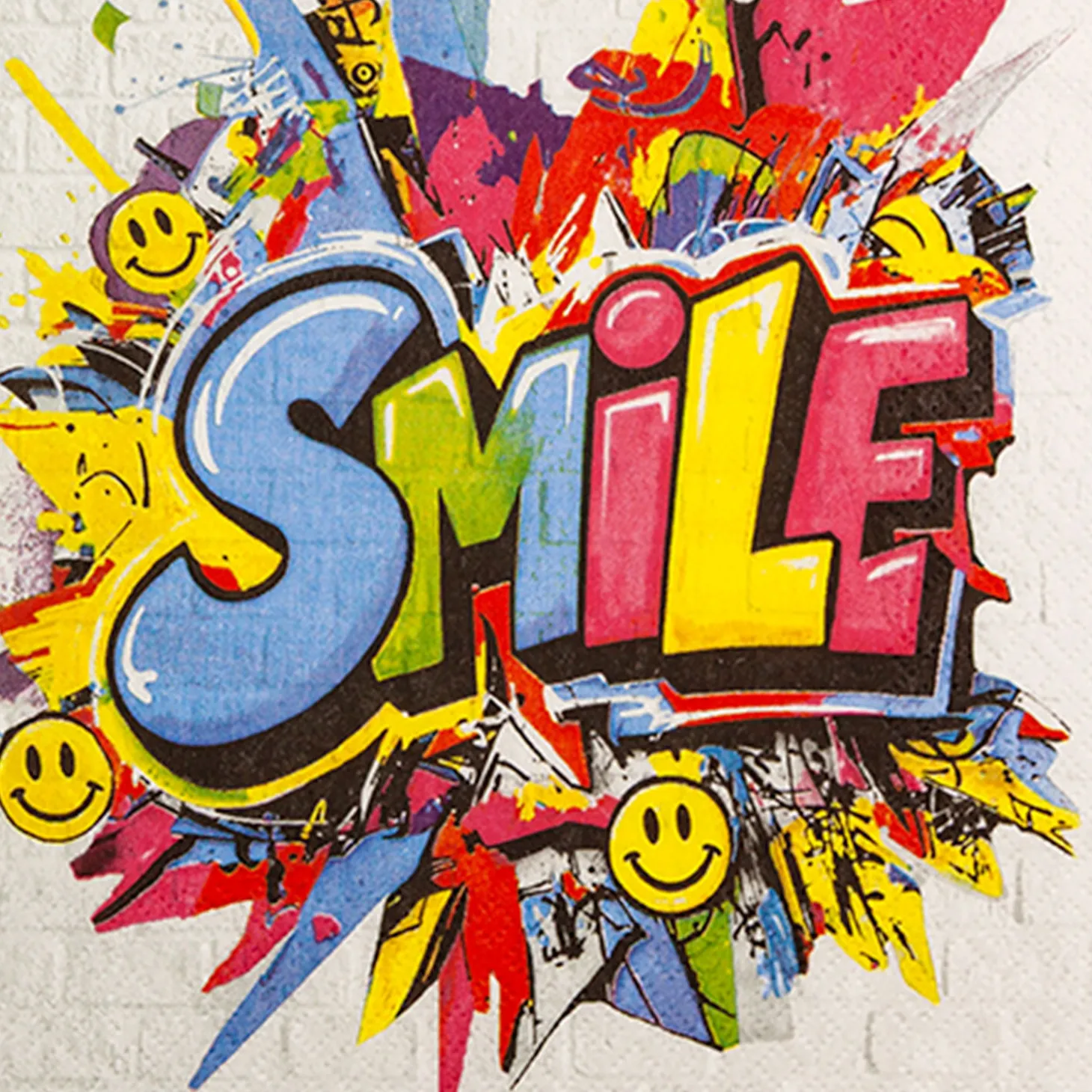 Servietten Smile