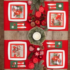 Servietten Xmas Garland