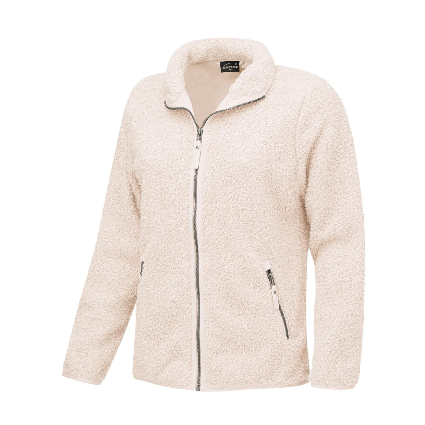 Sherpa Fleece Jacke Damen wärmend