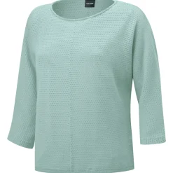 Shirt mit 3/4 Ärmeln und Ajourmuster