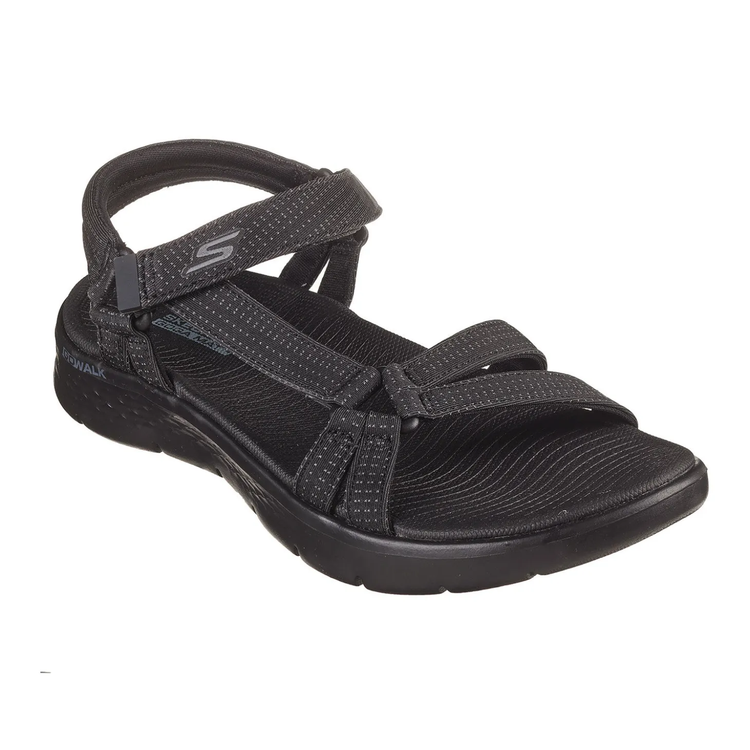 SKECHERS GO WALK Sandale aus weichem Textil