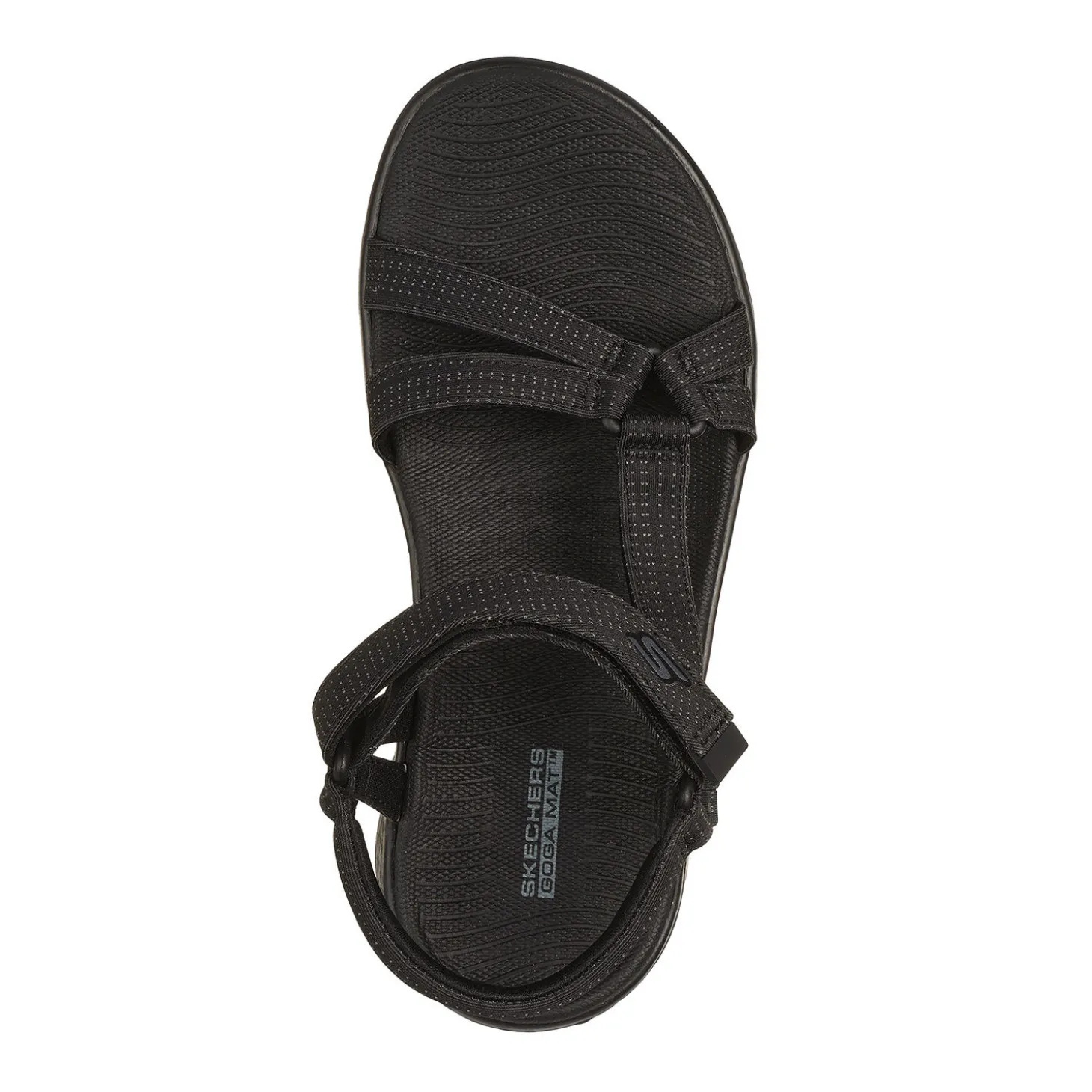 SKECHERS GO WALK Sandale aus weichem Textil