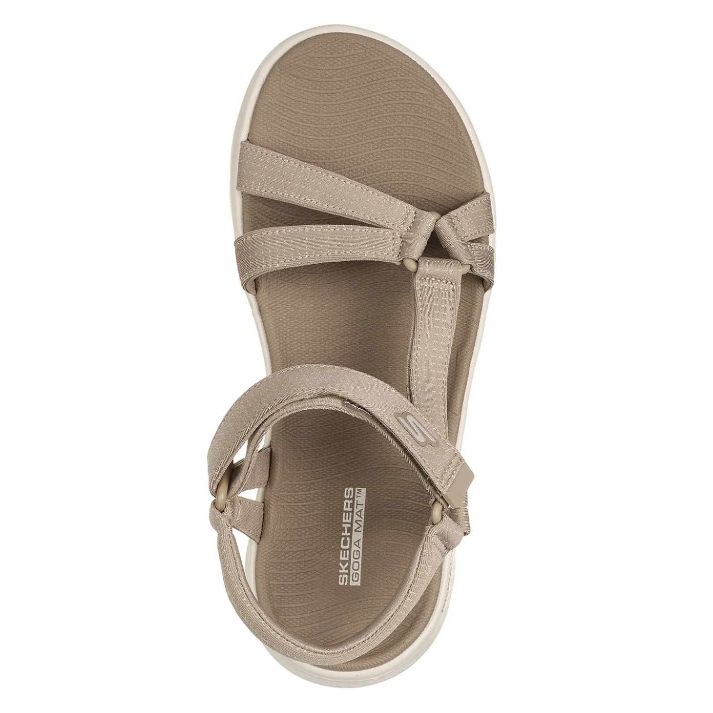 SKECHERS GO WALK Sandale aus weichem Textil
