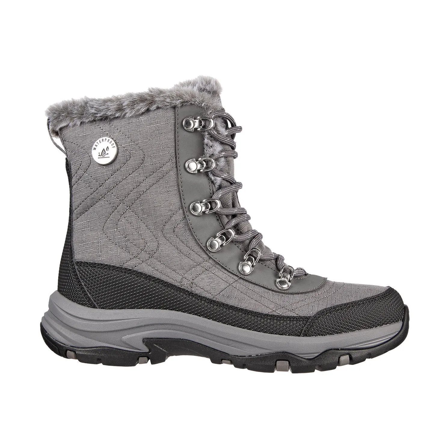 SKECHERS Schnürstiefel aus Leder
