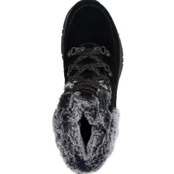 SKECHERS Schnürstiefel für Damen aus Veloursmaterial