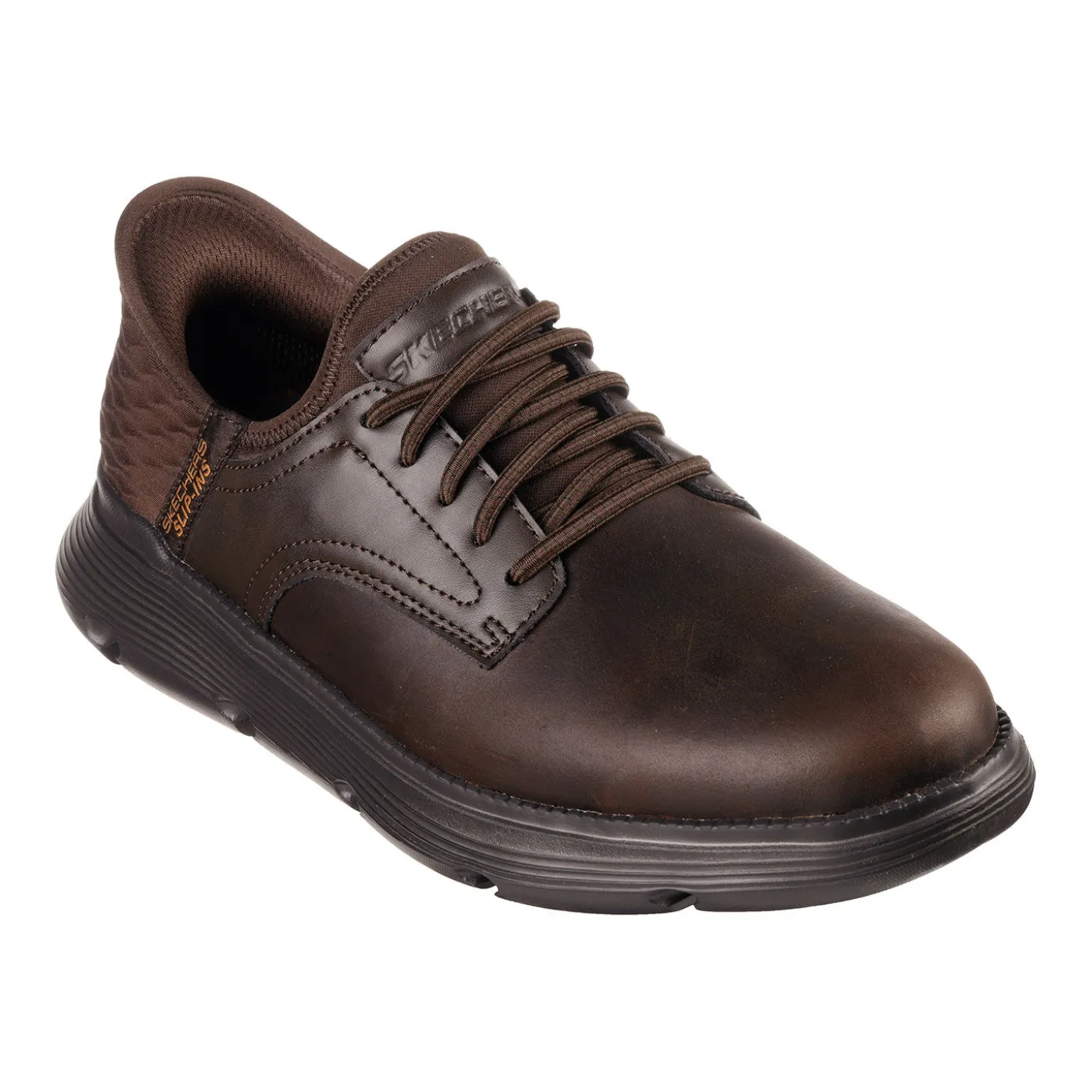 SKECHERS SLIP INS Schlupfschuh für Herren aus Glattleder