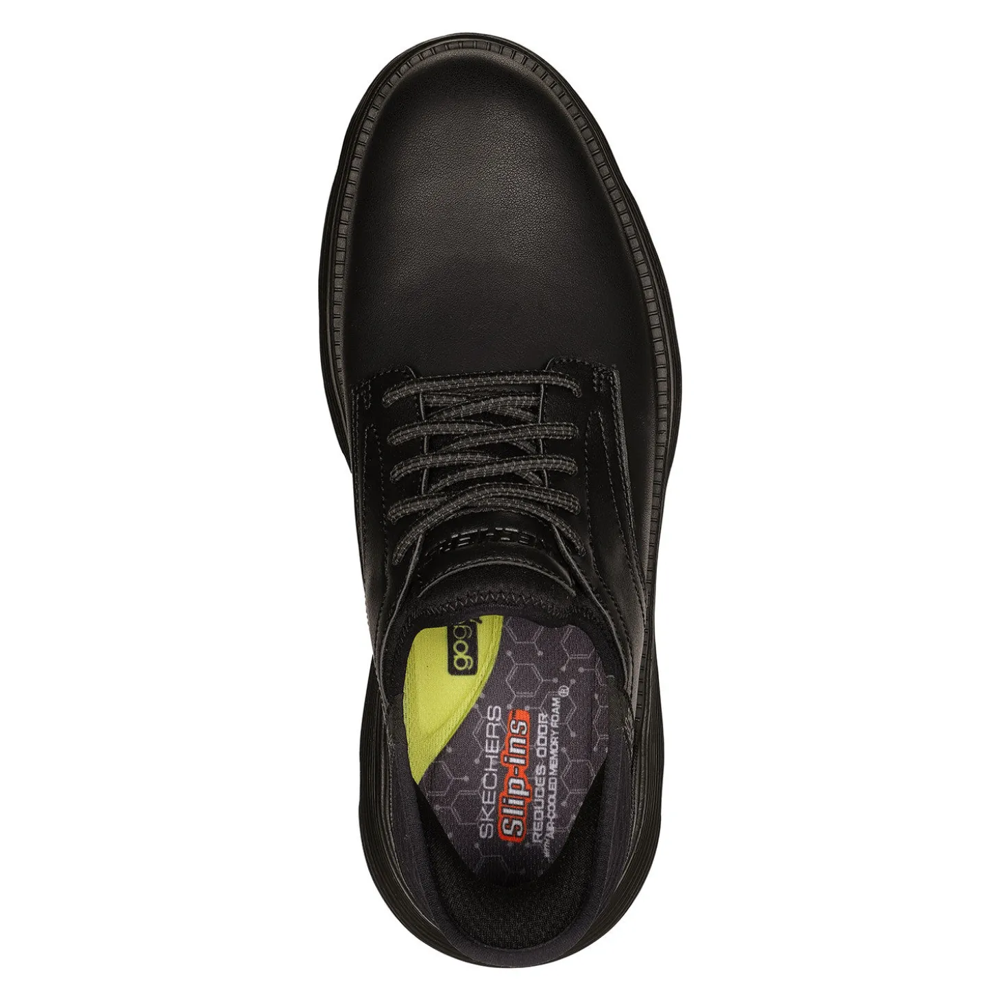 SKECHERS SLIP INS Schlupfschuh für Herren aus Glattleder