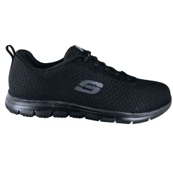 SKECHERS WORK Damen-Schnürschuh schwarz