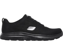 SKECHERS WORK Schnürschuh für Herren schwarz