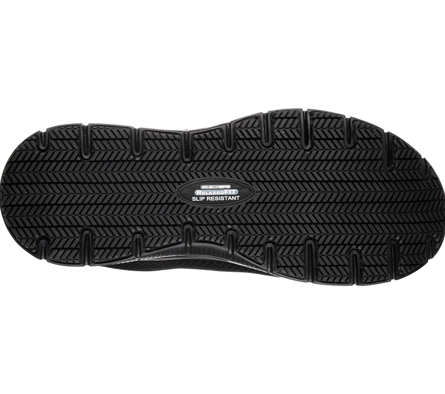 SKECHERS WORK Schnürschuh für Herren schwarz