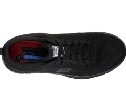 SKECHERS WORK Schnürschuh für Herren schwarz
