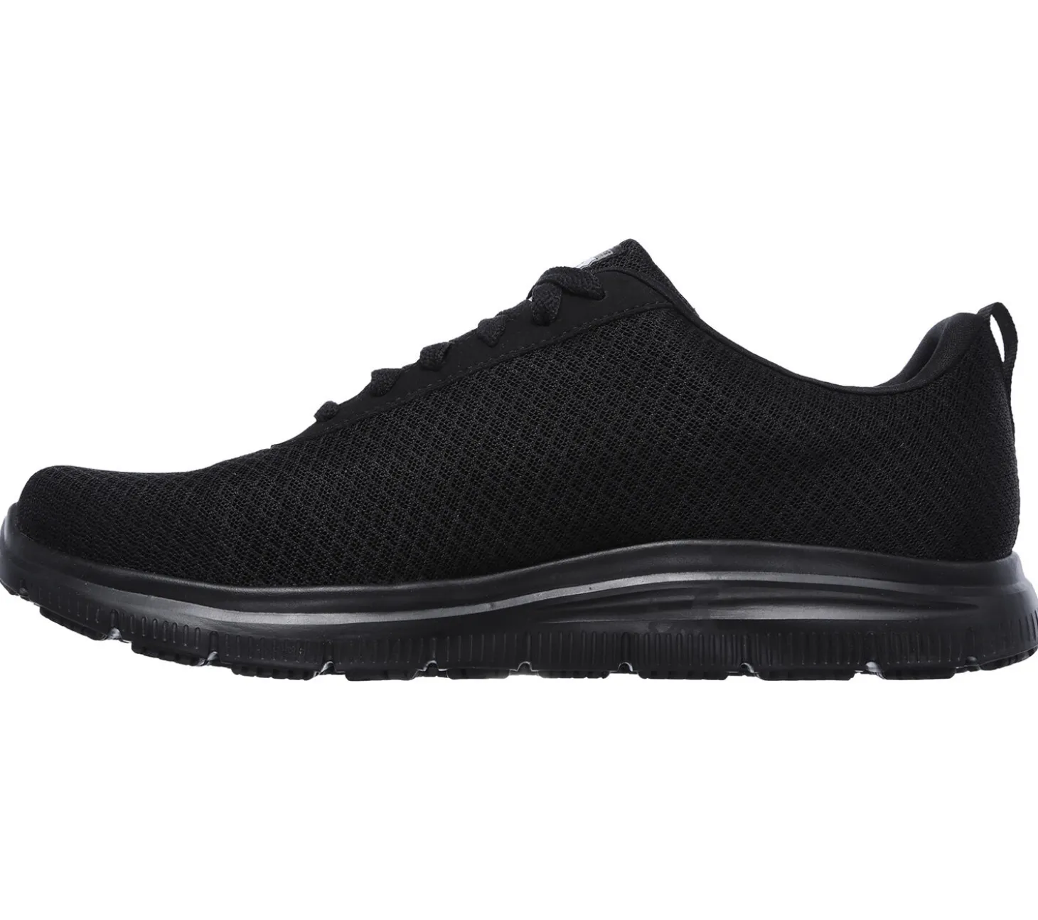 SKECHERS WORK Schnürschuh für Herren schwarz