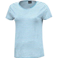Sommerlich gestreiftes Leinen T-Shirt