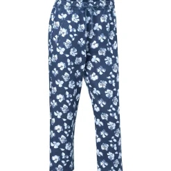 Sommerliche Leinenhose mit Allover-Print