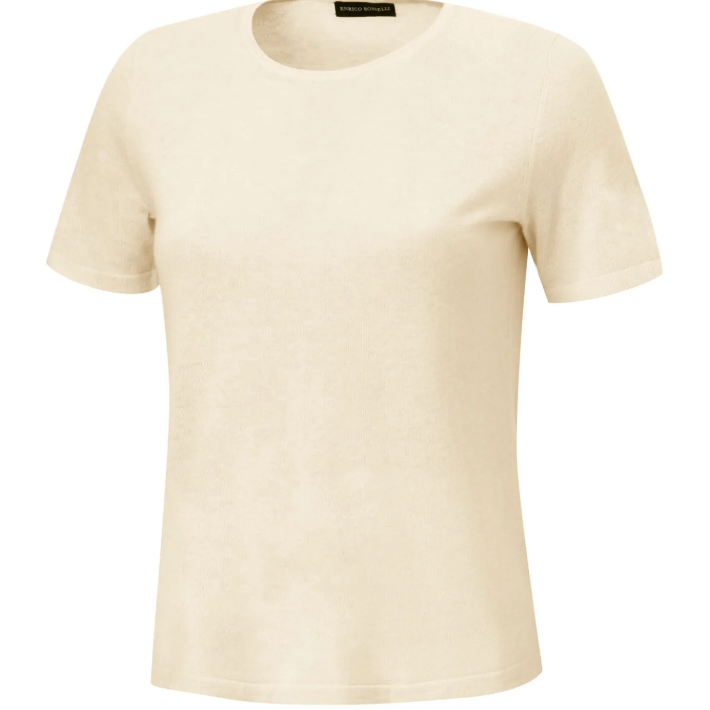 Sommerlicher kurzarm Pullover aus Kaschmir-Seide