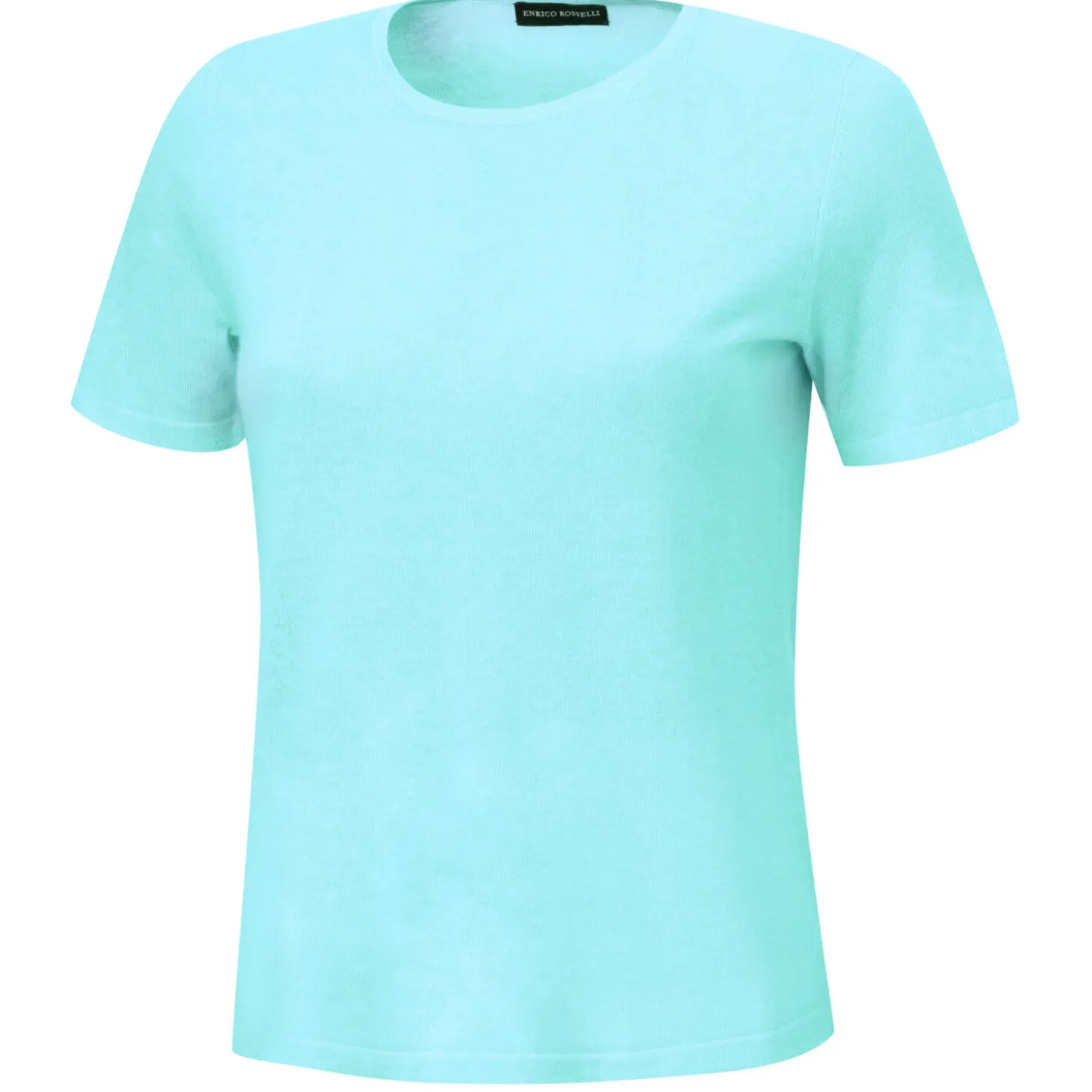 Sommerlicher kurzarm Pullover aus Kaschmir-Seide