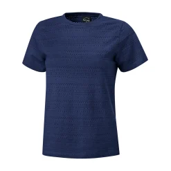 Sommerliches Damen-T-Shirt mit Ajourmuster