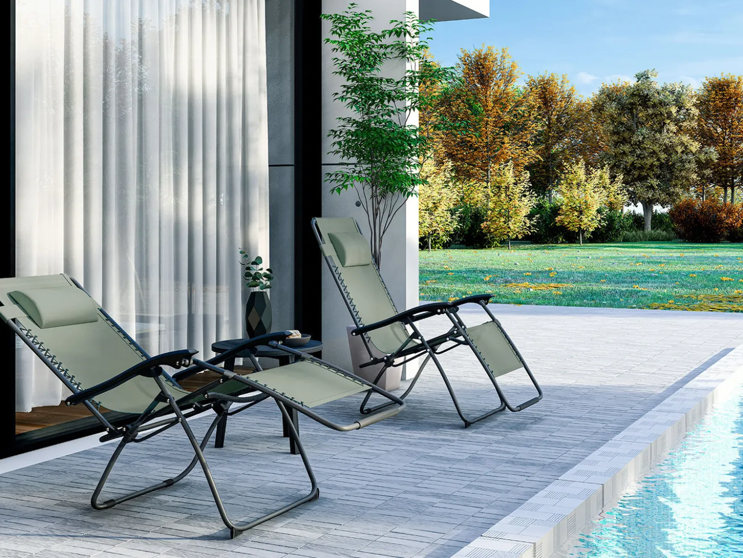 Sonnenliege Torro, Komfortbreite 74 cm